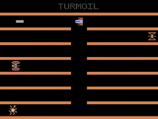 Turmoil title screen for Atari 2600